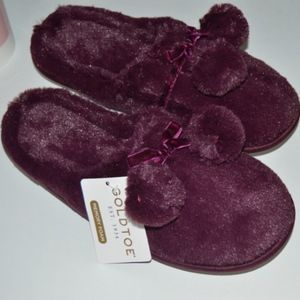 Maroon Comfy Slippers